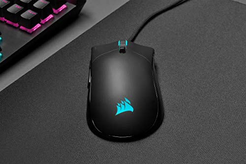 Corsair Sabre RGB PRO Champion Series FPS/MOBA Gaming Mouse - Ergonomic Shape for Esports and Competitive Play - Ultra-Lightweight 74g - Flexible Paracord Cable