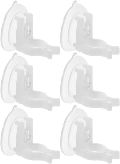 Cabilock 6-Piece Window Candle Suction Cups | Flameless Taper Candle Holders for Holiday Decor