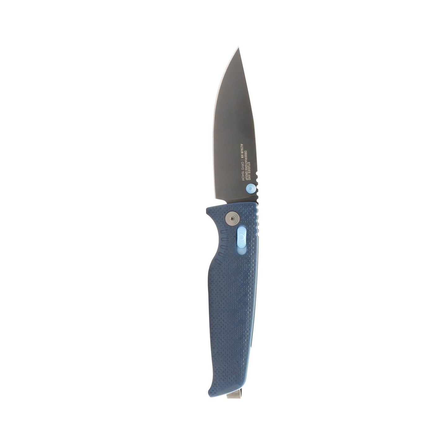 SOG Altair XR Superlight Compact Outdoor Folding Knife with CRYO 154CM Steel | Lanyard Loop, Pocket Clip & XR Lock, Squid Ink