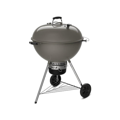 Weber Master-Touch Charcoal Grill, 26-Inch, Smoke Gray – Premium Outdoor BBQ Grill with Tuck-Away Lid Holder & One‑Touch™ Cleaning System, Porcelain‑Enameled Kettle