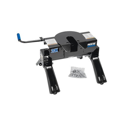 Reese 30119 Fifth Wheel Hitch 20,000 lbs. Capacity, Dual Jaw, Complete System, Industry Standard Mount, Rated up to 20,000 lbs. towing capacity and up to 5,000 lbs