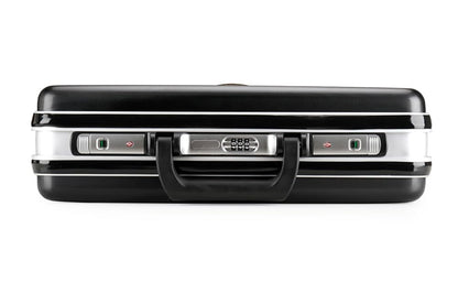 Baxi&barna ABS&PC Business Briefcase, Security Lockbox for Important Documents, New Aluminum Frame Money Box