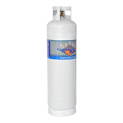 Flame King 60LB POL Steel Propane Tank Refillable Cylinder for RV, Lunch Truck