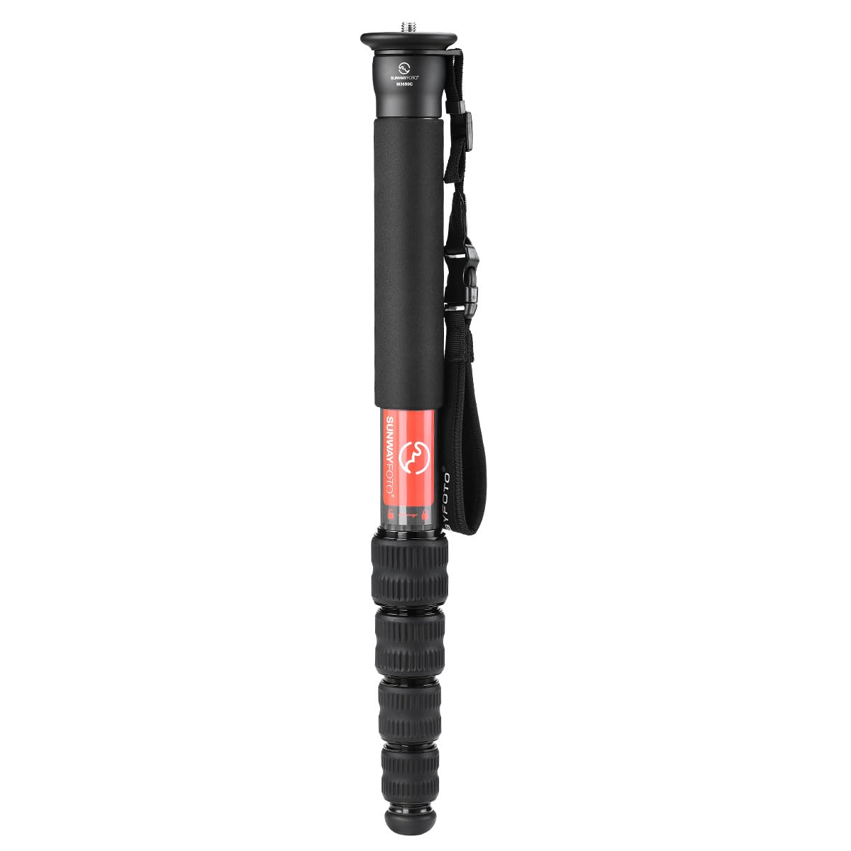 SUNWAYFOTO M3650C CF Monopod 36mm Top Section 10kg 22lb Max Load Carbon Fiber 1/4" / 3/8" Super Portable