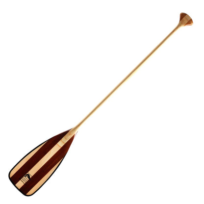 Bending Branches Explorer Plus Wood Canoe Paddle – 18-Laminate Basswood Shaft, Hardwood Blade with Fiberglass Wrap and Rockgard® Protection, Freestyle Palm Grip for Wilderness & Flatwater (54")