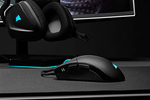Corsair Sabre RGB PRO Champion Series FPS/MOBA Gaming Mouse - Ergonomic Shape for Esports and Competitive Play - Ultra-Lightweight 74g - Flexible Paracord Cable