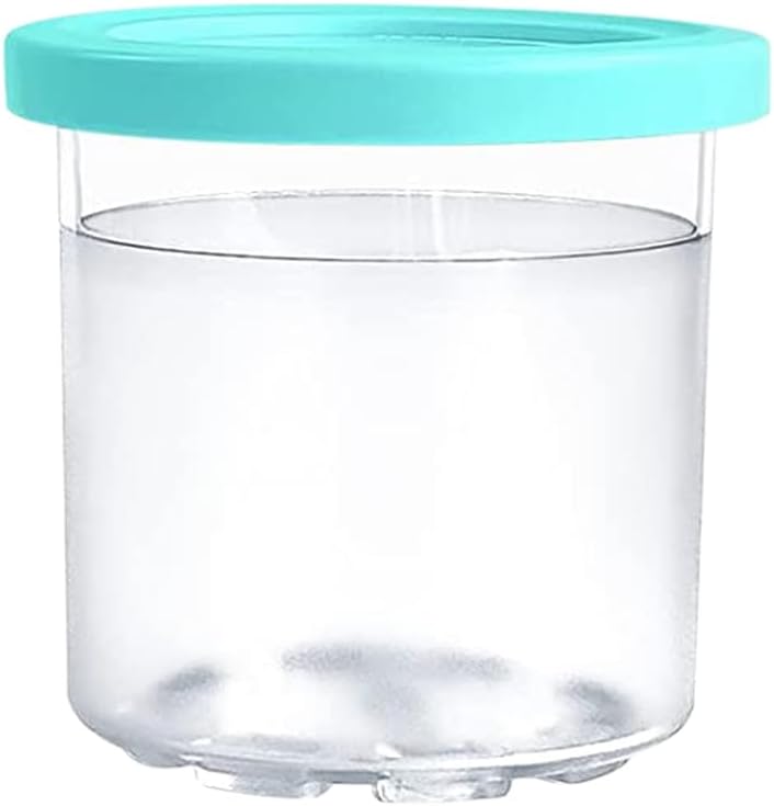 Ninja Creami 4-Pack Replacement Ice Cream Pints with Lids - Compatible with NC301, NC300, NC299AMZ | Colorful Set