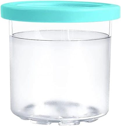 Ninja Creami 4-Pack Replacement Ice Cream Pints with Lids - Compatible with NC301, NC300, NC299AMZ | Colorful Set