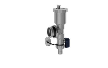 6 Loop Stainment Steel Manifold for Radiant Heat with Flow Meters, 1/2" Inch Compression Fittings, for Hydronic Infloor Heating System