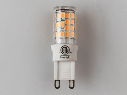 Bulbrite LED Mini T4 Bi-Pin Base Light Bulb, 40W Equivalent, 3000K, Clear, 2-Pack, Model 770579