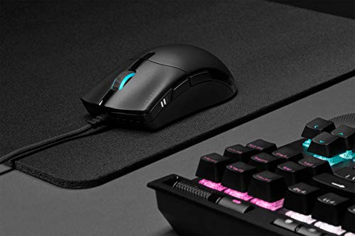 Corsair Sabre RGB PRO Champion Series FPS/MOBA Gaming Mouse - Ergonomic Shape for Esports and Competitive Play - Ultra-Lightweight 74g - Flexible Paracord Cable