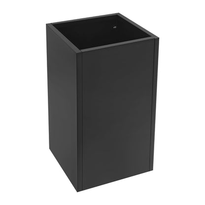 SODONAD Tall Metal Planter Box, Heavy Duty Planter Box, Rectangular Outdoor/Indoor Planters Modern Flower Pot for Porch Patio Garden Balconie, 16'' × 16'' × 30''