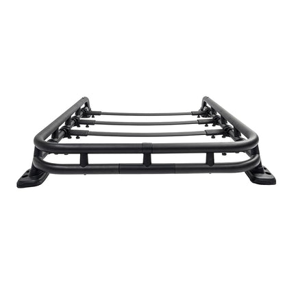 Turmaul Roof Rack Basket for 2010-2024 Toyota 4Runner TRD PRO Replacement for PT278-89190 Rooftop Luggage Cargo Carrier Extra Space Bars 350 Lbs Aluminum Powder-Coated Black