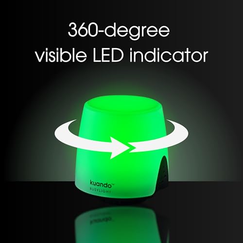 Kuando® Busylight UC Omega (15410) - Presence Light and Ringer - Busy Light for The Office - Free Busylight Software for Most UC Platforms and Softphones