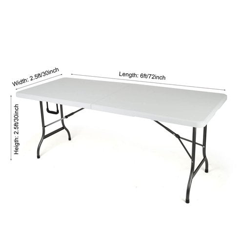 Gowinex 2 Pack 6FT Black Spandex Tablecloth Stretch Fitted Table Cover for Rectangular Table Event, Wedding, Banquet and Parties