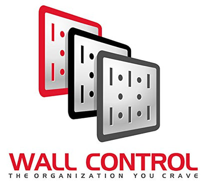 Wall Control Pegboard 32in x 16in Galvanized Metal Pegboard Tool Board Panel