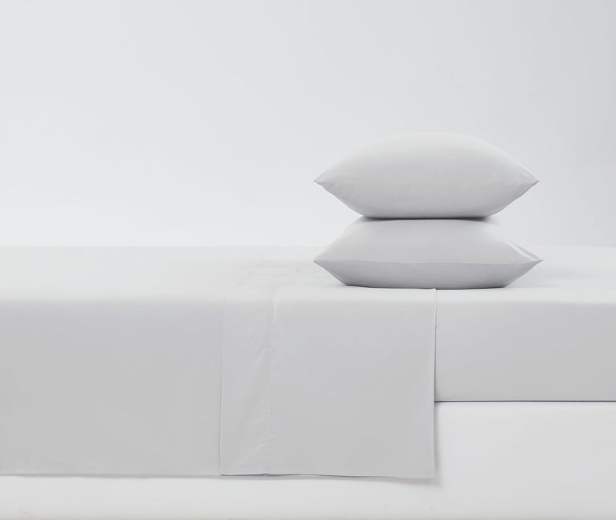 Linen Closet Luxury Cotton Blend 3-Piece Sheet Set, Twin XL, Light Gray