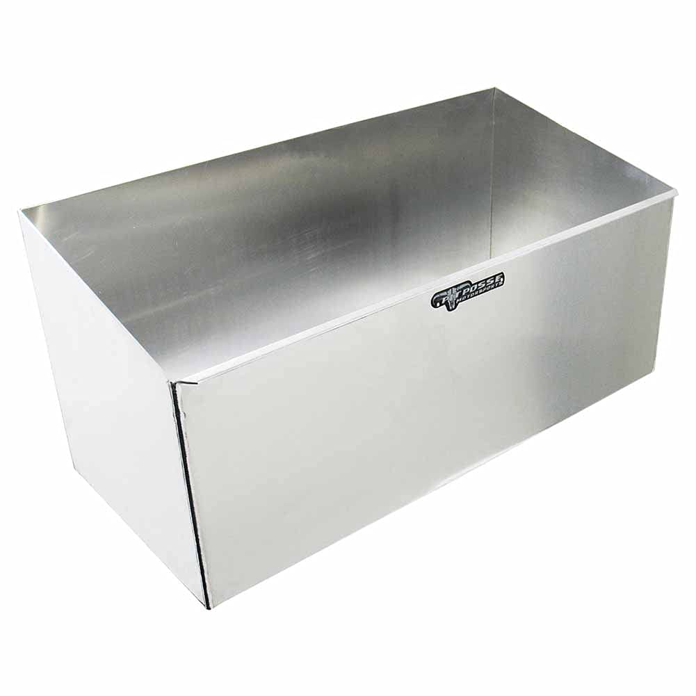 Pit Posse 430 Double Aluminum Utility Fuel Jug Holder Rack Fits Two 5 Gallon Gas Containers - Made in USA - Storage Organizer Enclosed Race Trailer Garage Shop (Silver)