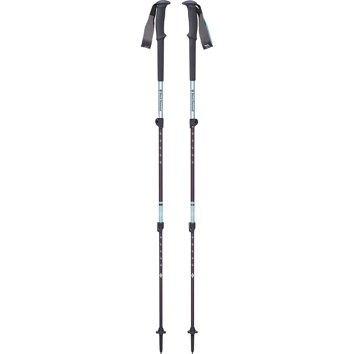 BLACK DIAMOND Women's Trail Trekking Poles (Pair) | Lightweight Aluminum Hiking Poles | FlickLock Adjustable Shafts | All-Season Stability & Comfort | Alpine Lake