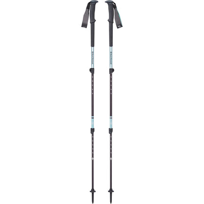BLACK DIAMOND Women's Trail Trekking Poles (Pair) | Lightweight Aluminum Hiking Poles | FlickLock Adjustable Shafts | All-Season Stability & Comfort | Alpine Lake
