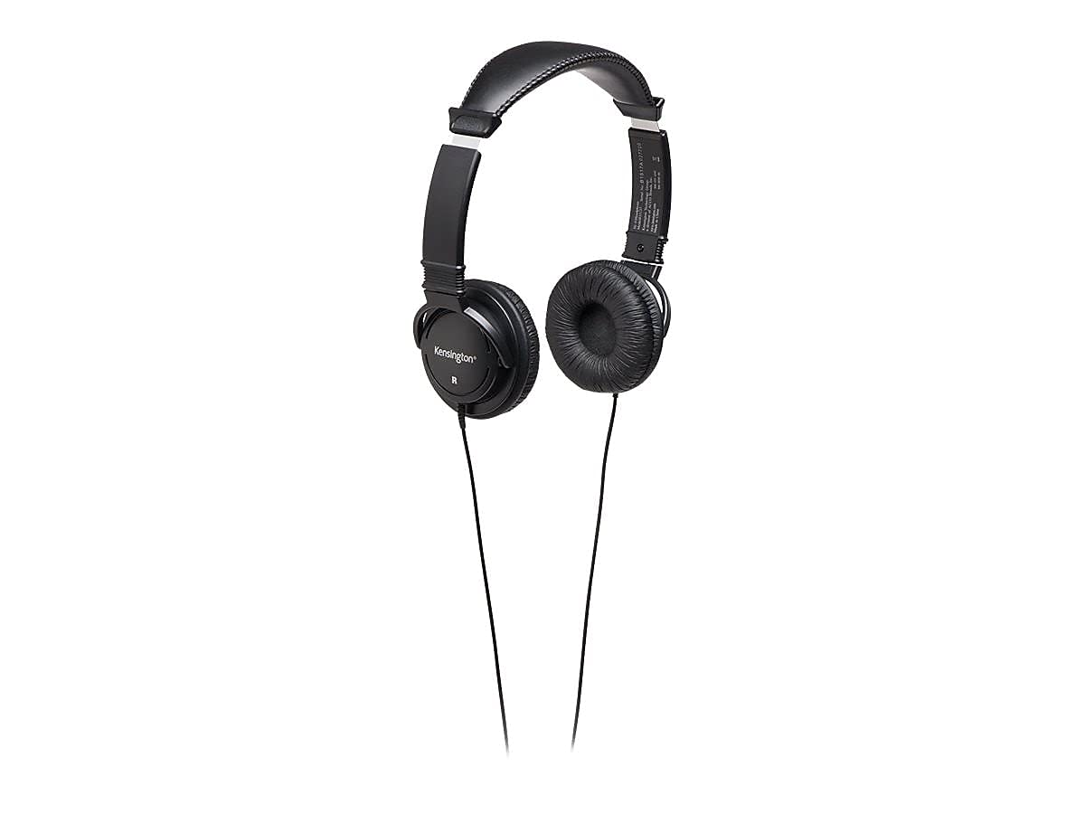 Kensington Hi-Fi On-Ear Headphones with 9-Foot Cord, 3.5mm Jack Headset (K33137)