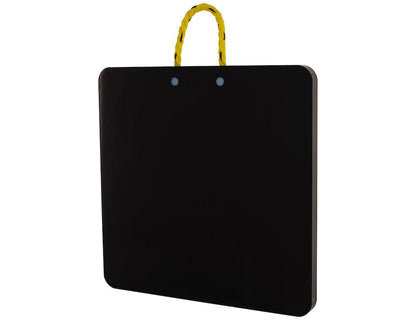 Buyers Products OP242415 HDPE Poly Outrigger Pad 24x24x1.5 Inch, Heavy Duty Jack Pad for Utility Trucks, Cranes, RV Accessories, Lightweight Non Slip Pad with Rope Handle for Trailers & Campers