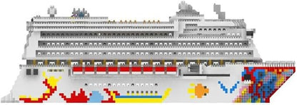 Cruise Ship Building Blocks Set MOC Boat Dream Cruise Model Bricks Construction Toy - 4950 Pieces
