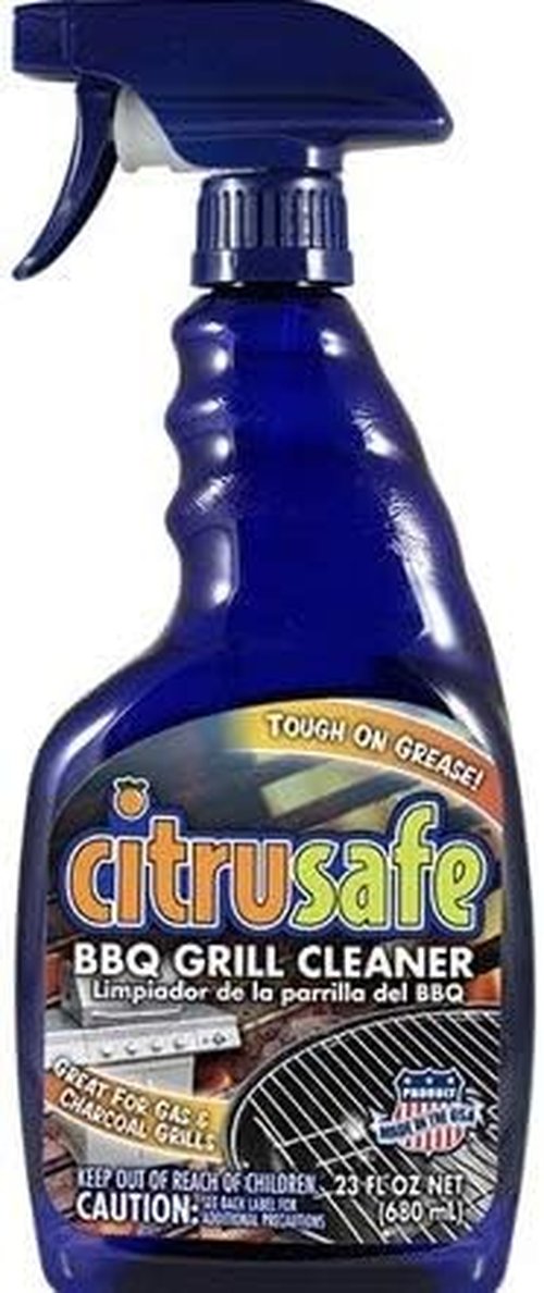 Citrusafe BBQ Grill Grate Cleaner - Powerful 23 FL OZ Formula for Effortless Cleaning