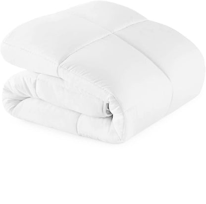 WEEKENDER Comforter Duvet Insert Full White Quilted Down Alternative All Season Microfiber - Full - Box Stitched