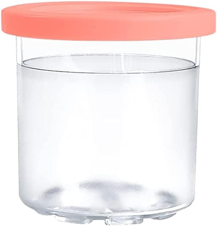 Ninja Creami 4-Pack Replacement Ice Cream Pints with Lids - Compatible with NC301, NC300, NC299AMZ | Colorful Set