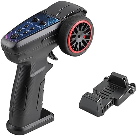RC Truck with HD Camera WL 1/64 Scale FPV Mini APP Auto-Pairing Full-Proportional Remote Control Car Gyro Stabilized Micro RC Car for Adult Youth (RTR/Blue)