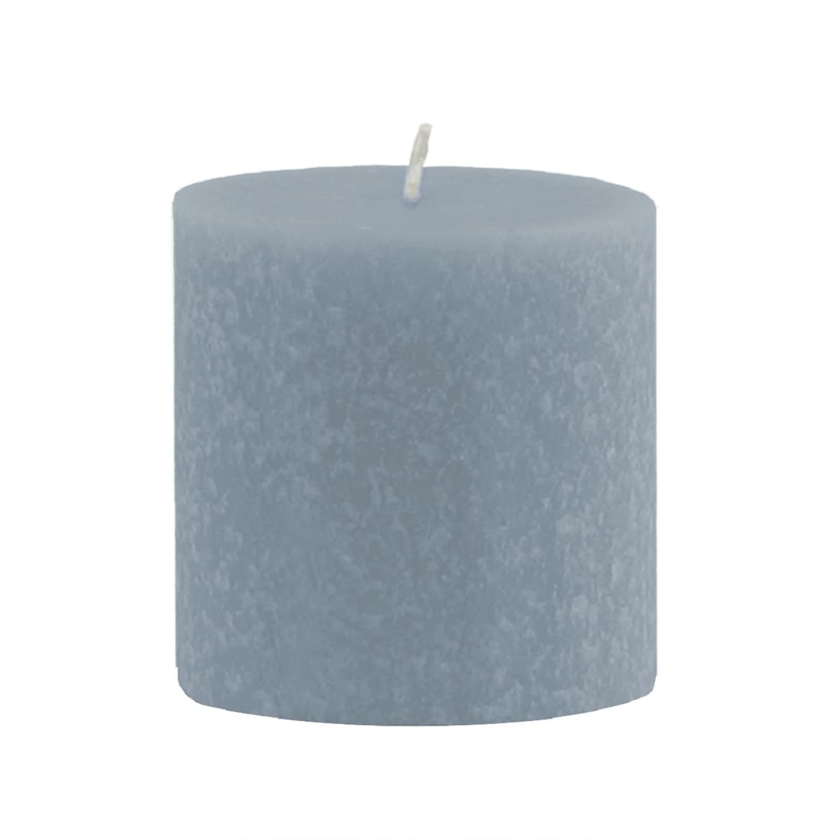 Root Candles Unscented Candles Premium Beeswax Blend Pillar Candle, 3 x 3-Inch, Williamsburg Blue