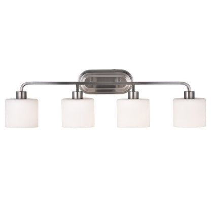 Chloe Bath Light CH21061BN34-BL4, One Size, Brushed Nickel Finish