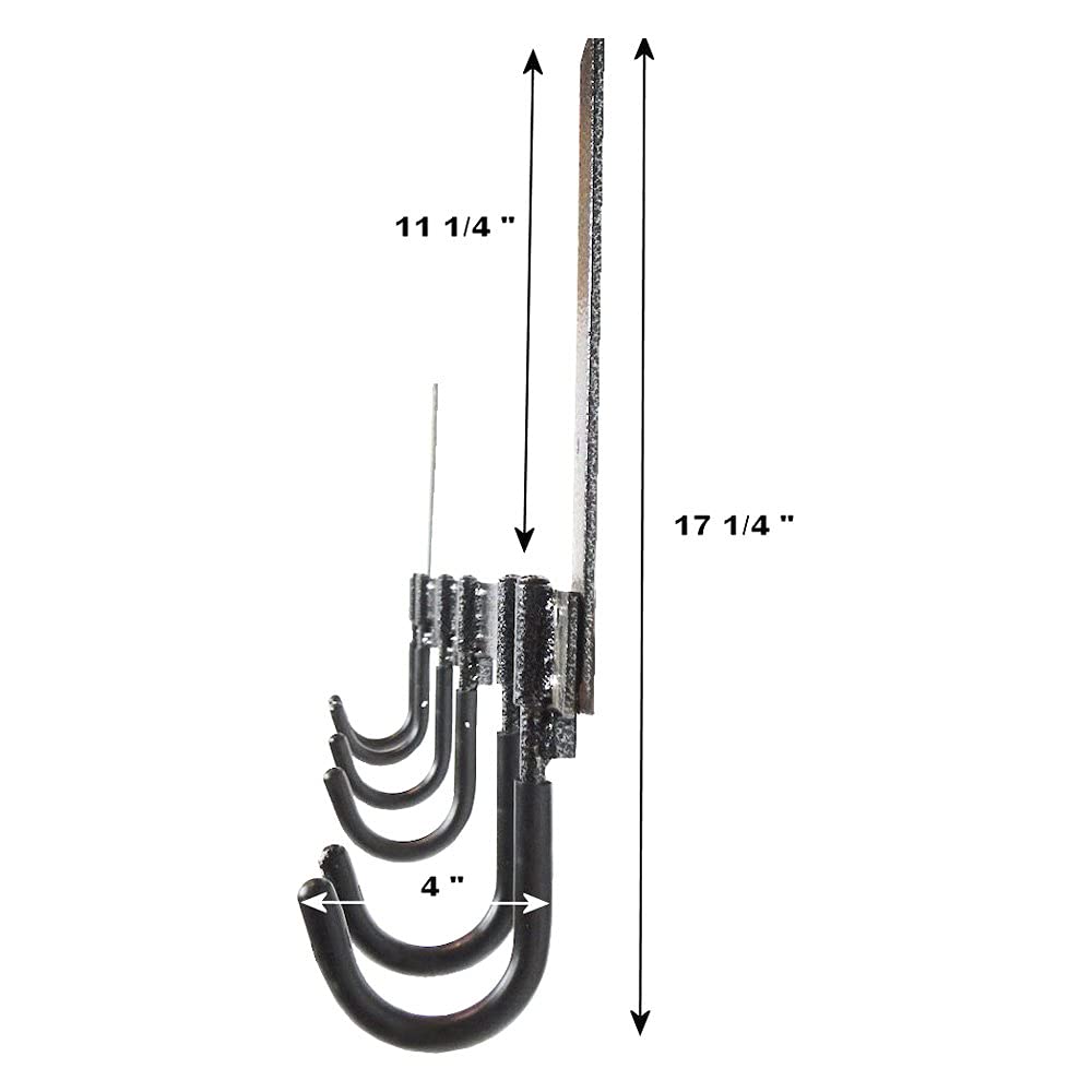 RACK'EM MFG 6-Hook Multi-Tool Rack