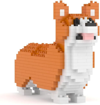 JEKCA Welsh Corgi Mini 01S | Mini Dog Plastic Building Blocks | Age 14+