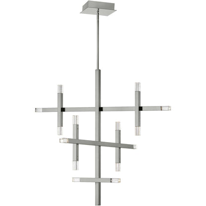 Dainolite Francesca Chandelier 14-Light 42W Polished Chrome FCS-3656C-PC Silver