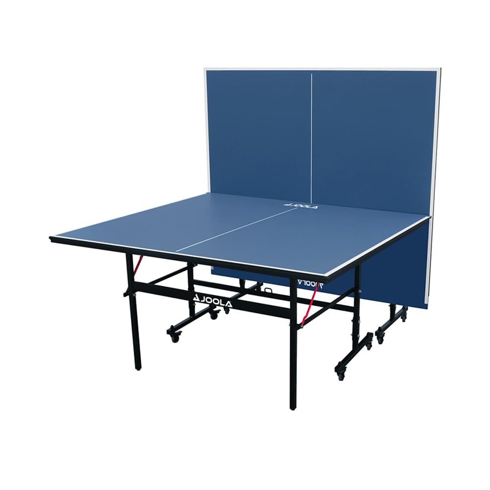 JOOLA Inside 13 - Professional MDF Indoor Table Tennis Table with Quick Clamp Ping Pong Net and Post Set - 10 Minute Easy Assembly - Ping Pong Table with Single Player Playback Mode