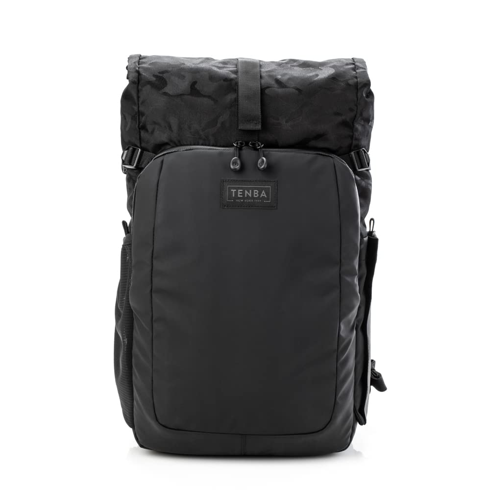 Tenba Fulton v2 14L All Weather Backpack for Mirrorless and DSLR cameras and lenses – Black/Black Camo (637-735)