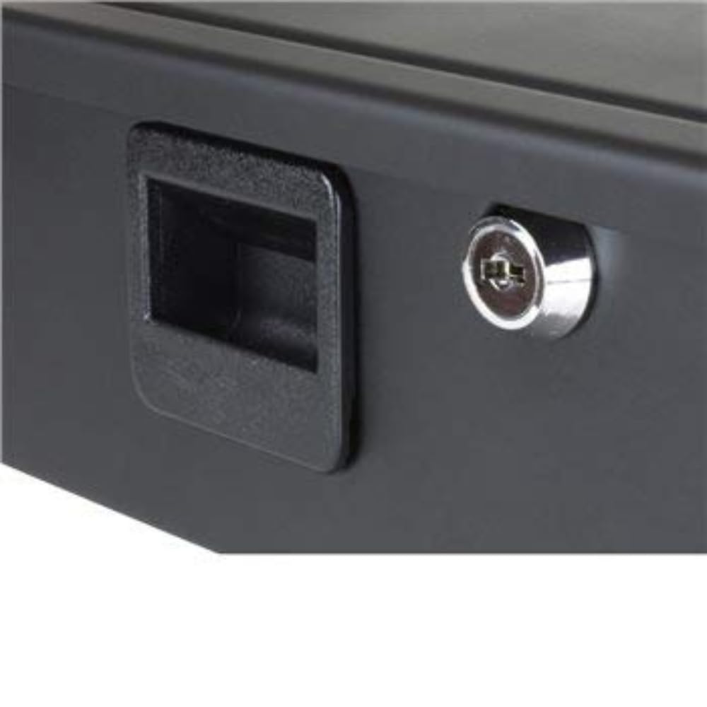 Penn Elcom 3233LK 3 Space (3U) Steel Rack Drawer with Slam Latch & Keyed Lock, 15.25 Inch Deep