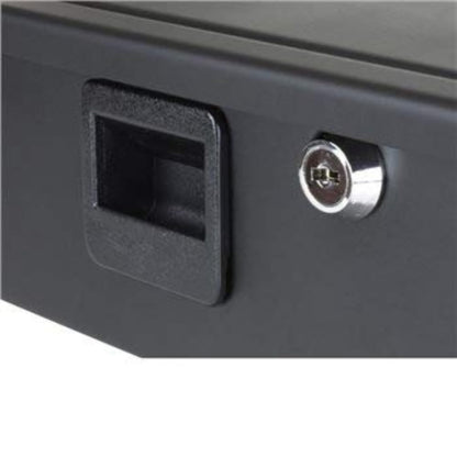 Penn Elcom 3233LK 3 Space (3U) Steel Rack Drawer with Slam Latch & Keyed Lock, 15.25 Inch Deep