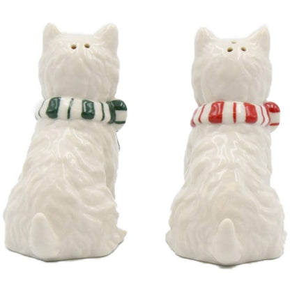 Cosmos Gifts 56579 Western Terrier Westies With Scarf Salt and Pepper Shakers