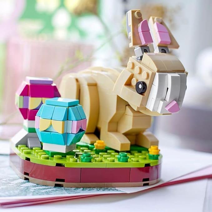 LEGO 40463 Easter Bunny Toy for Easter Crafts for Children Ideal as an Easter Gift or Easter Decoration