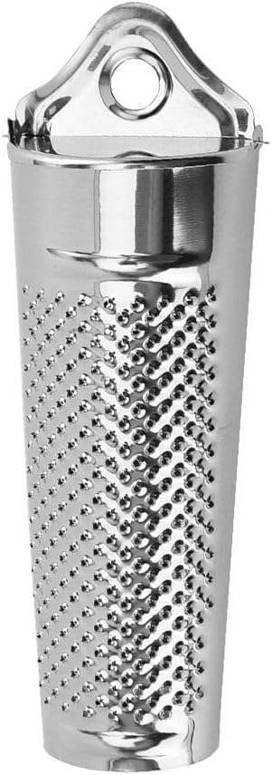 Skiennix Stainless Steel Nutmeg Grater - Multifunctional Citrus, Ginger & Garlic Kitchen Tool
