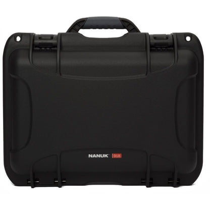 NANUK 918 Medium Waterproof Hard Case with Foam Insert 16.9" x 12.9" x 9.3" - Black