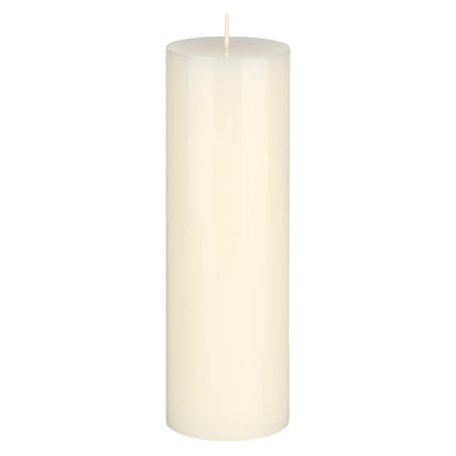 Mega Candles 1 pc Unscented Solid Ivory Pillar Candles, Hand Poured Premium Wax Candle 3 Inch x 9 Inch, Home Décor, Spas, Weddings, Occasions, Party, Centerpieces, Holidays, Vigils, Prayers