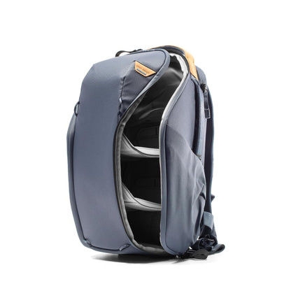 Peak Design Everyday Backpack Zip 20L, Black, 270-Degree Zip, Dual Side Pockets, FlexFold Dividers, Fits 15" Laptop, For Camera Carry, Daily Commutes or Travel, Versatile Backpack for Men and Women