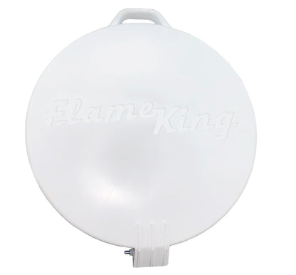 Flame King YSN420DOT 420LB DOT Propane Tank, Multi-Valves with Accurate Gas Level Gauge