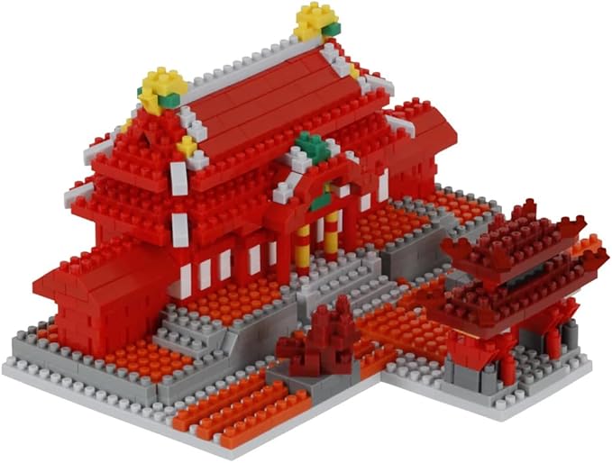 Nanoblock Shuri Castle construction toy NBM-030 multicolored