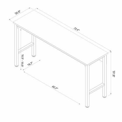 Manhattan Comfort Fortress Garage Work Table, Black/Grey