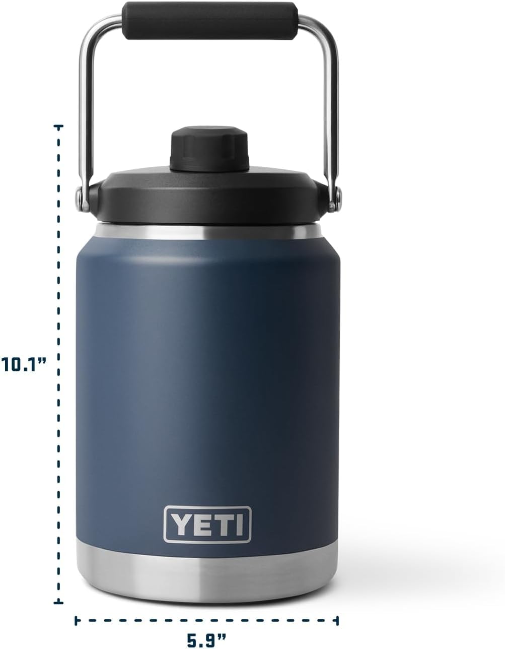 YETI Rambler Half Gallon Jug 2.0, Vacuum Insulated, Leakproof, Stainless Steel with MagCap, Royal Blue